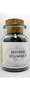 Pfeffer schwarz ganz Bio im Korkenglas
