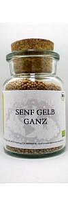 Senf gelb ganz Bio im Korkenglas